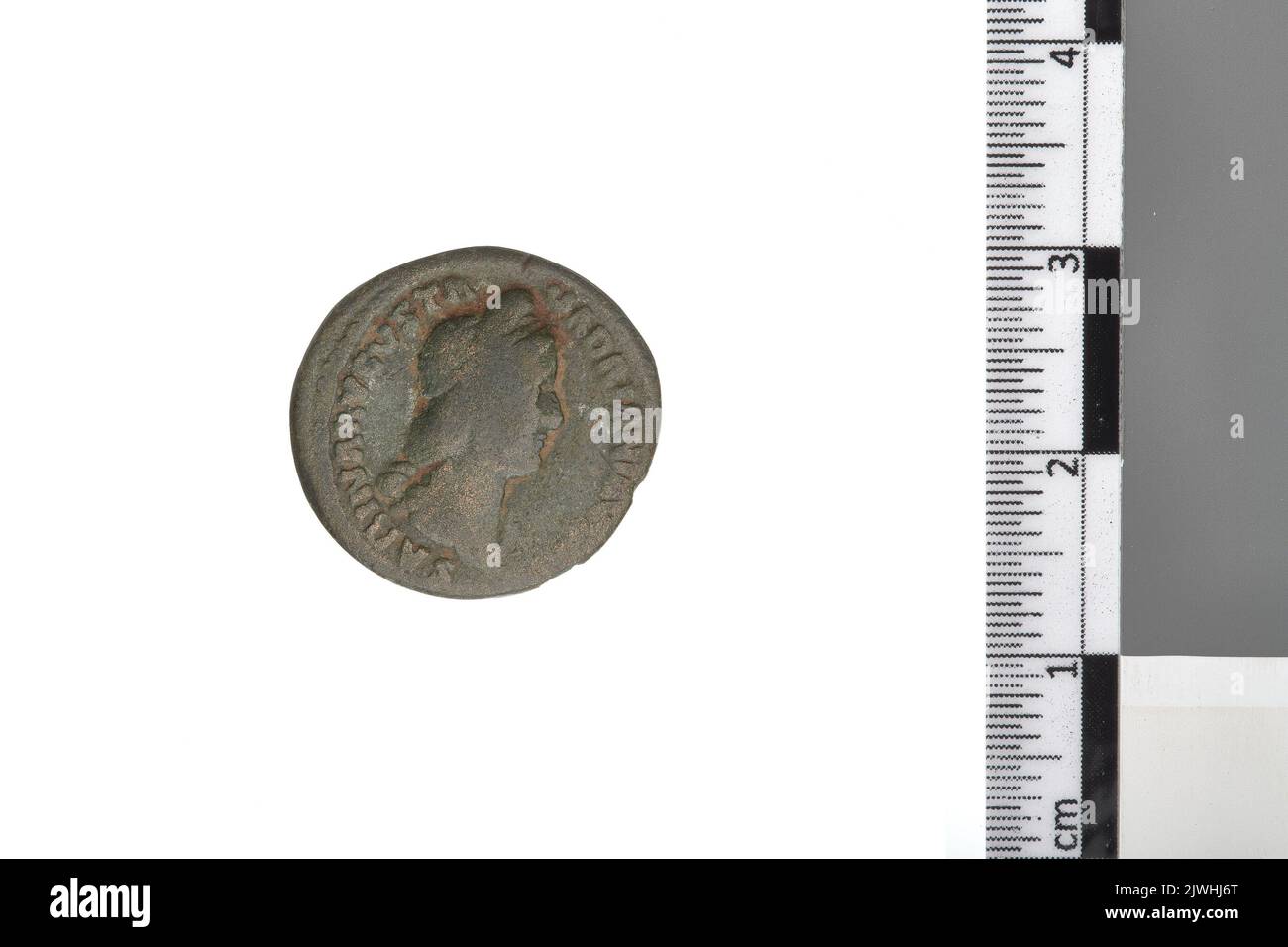 denarius. Hadrian (Roman emperor; 117-138), emperor, Sabina (żona Hadriana ; 117-137), empress Stock Photo