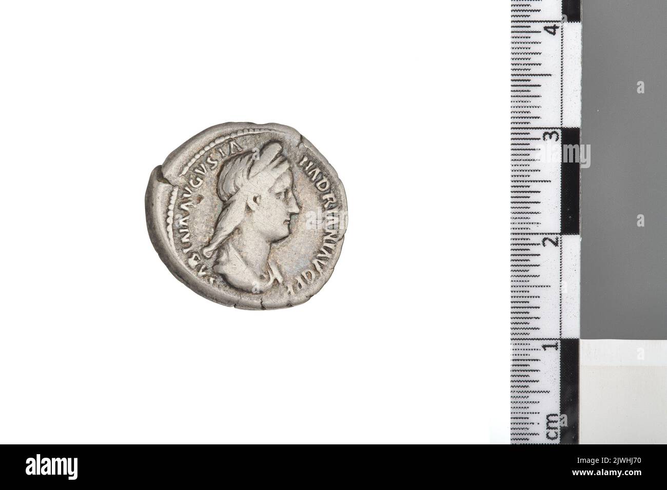 denarius. Sabina (żona Hadriana ; 117-137), emperor, Hadrian (Roman emperor; 117-138), emperor Stock Photo