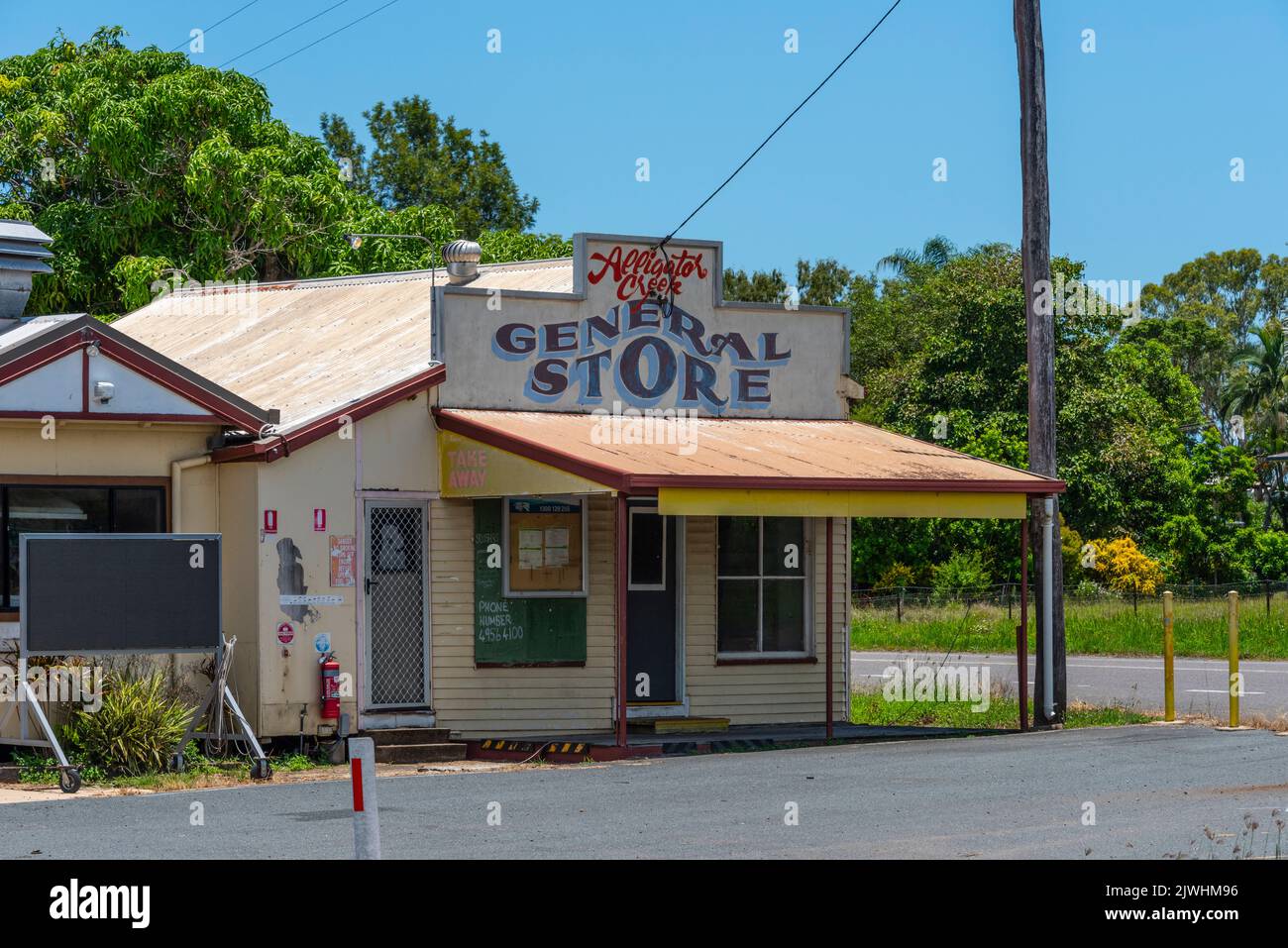 The Alligator Creek General Store on Hay Point Road, near Mackay, north