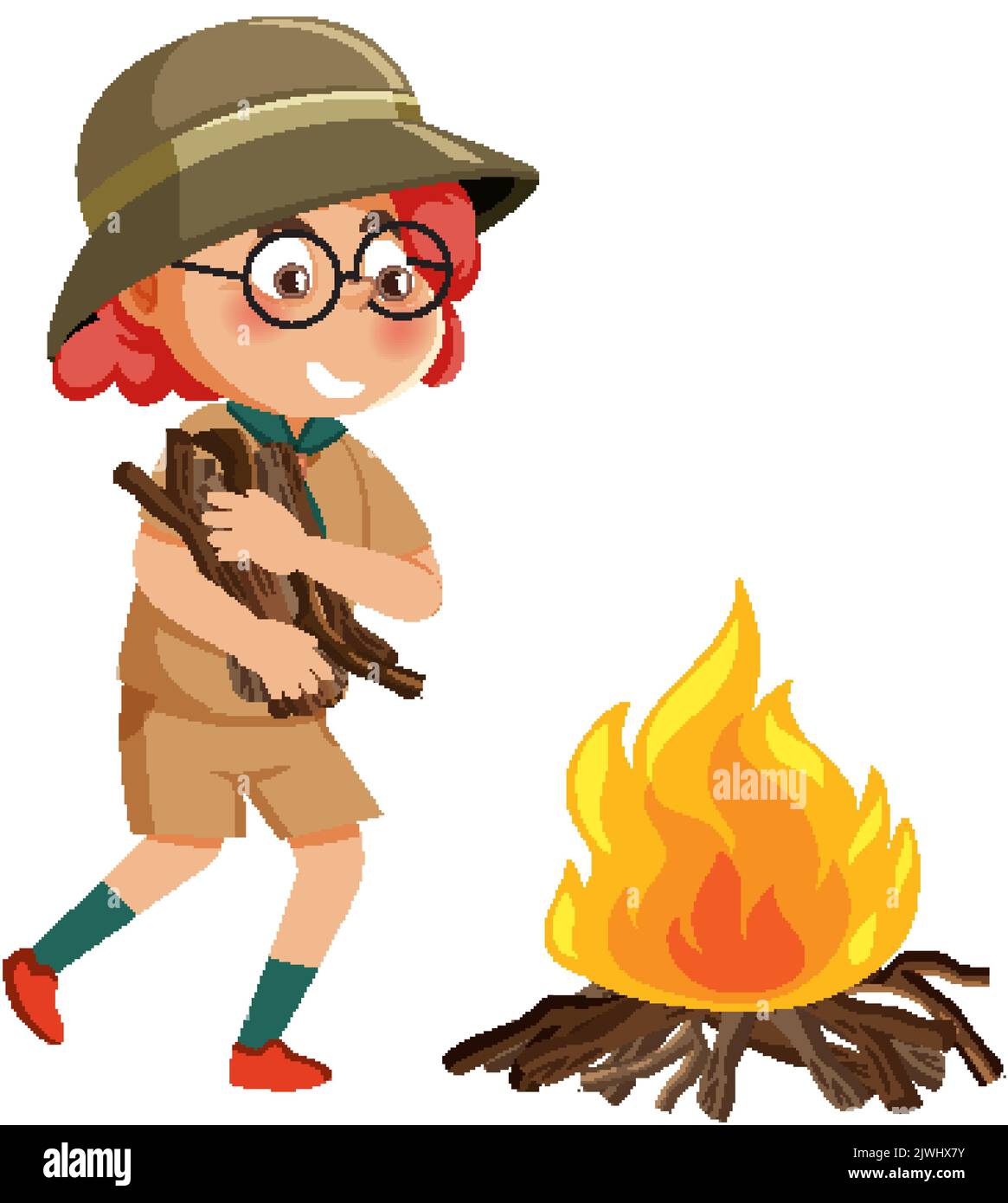 children playing with fire clipart words