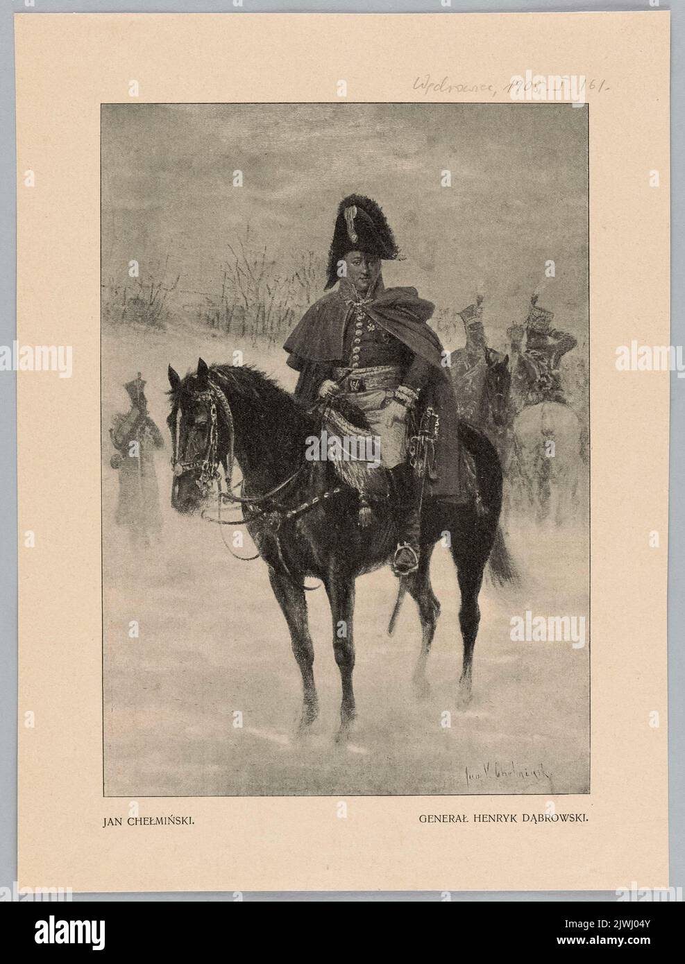 Reproduction of a painting: Chełmiński, Jan (1851-1925), General Henryk ...