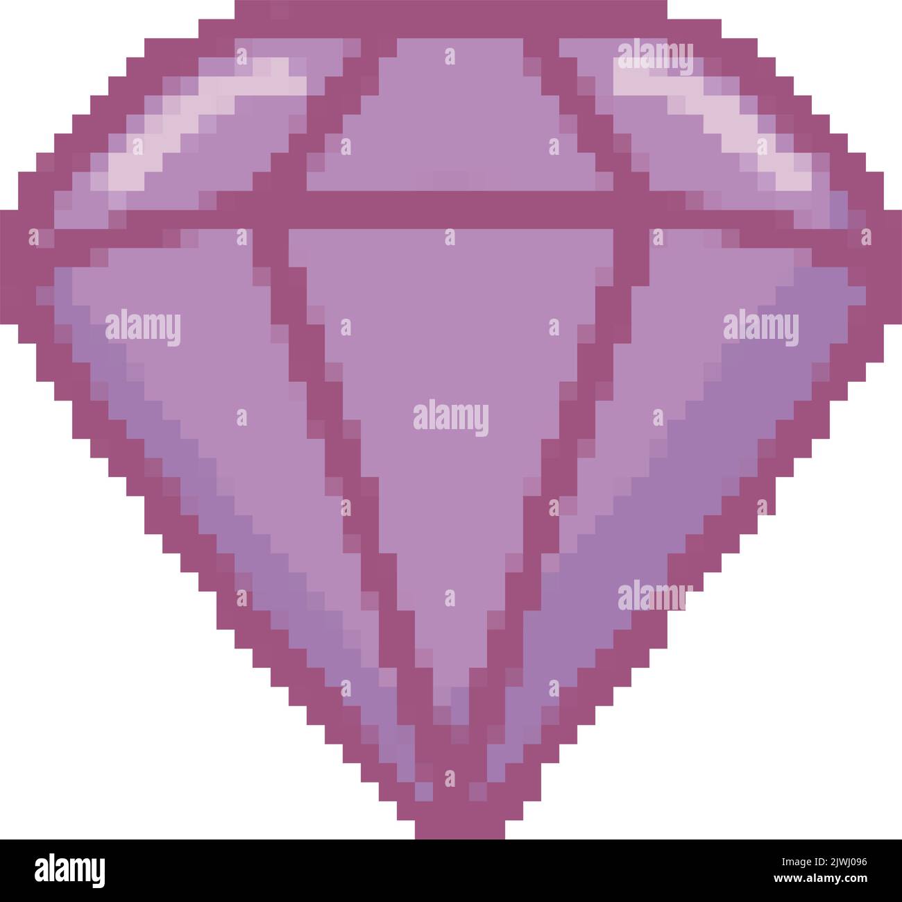 diamond pixel art Stock Vector Image & Art - Alamy