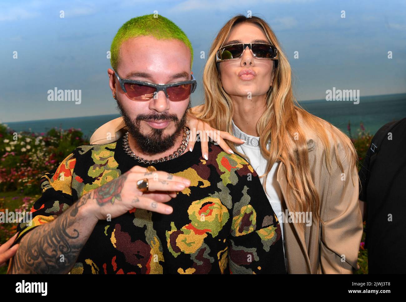 Backstage With J Balvin at Dior's Fall/Winter 2023 Collection