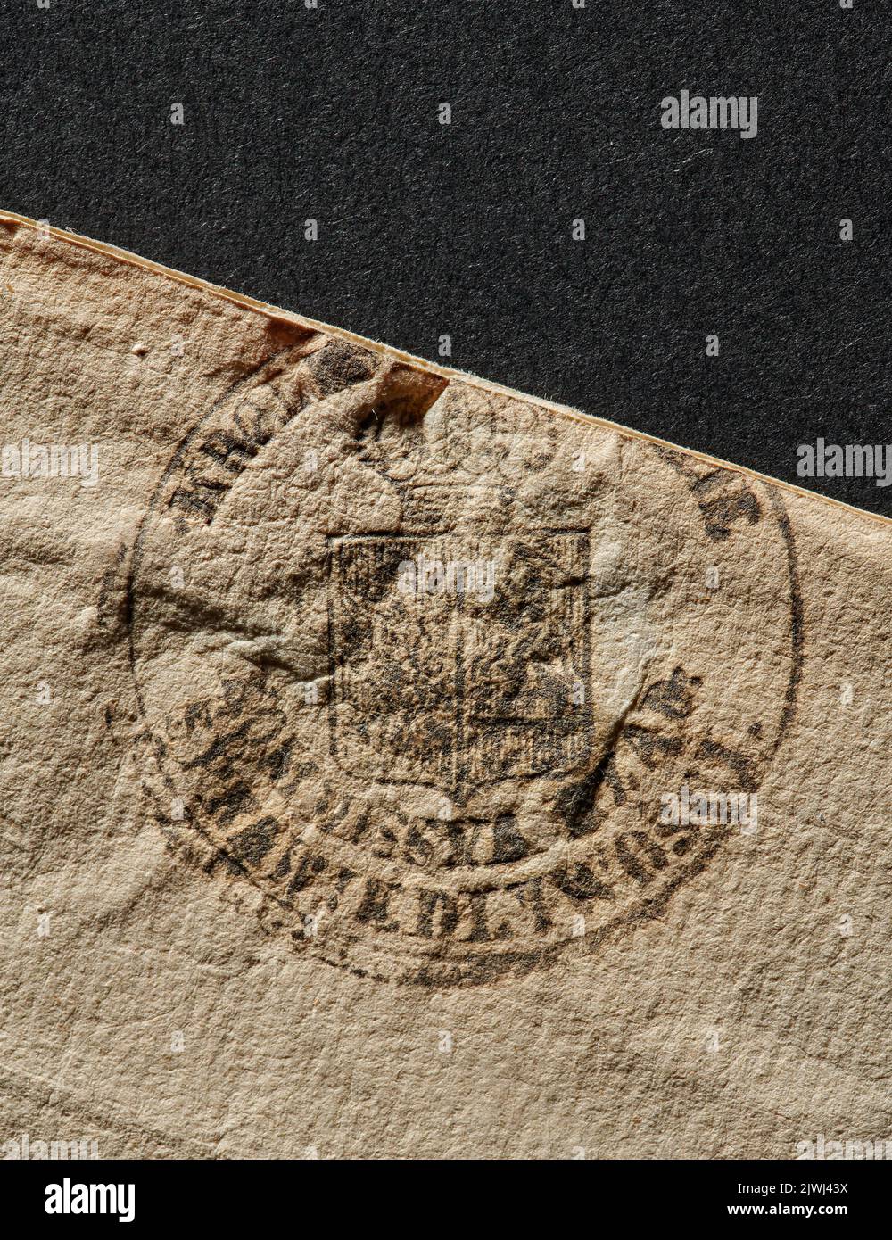 seal of the Government Commission of Justice. Królestwo Polskie (1815 ...