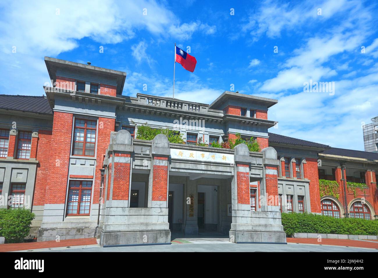 Hsinchu, Taiwan August 15, 2022 The front entrance of the Hsinchu
