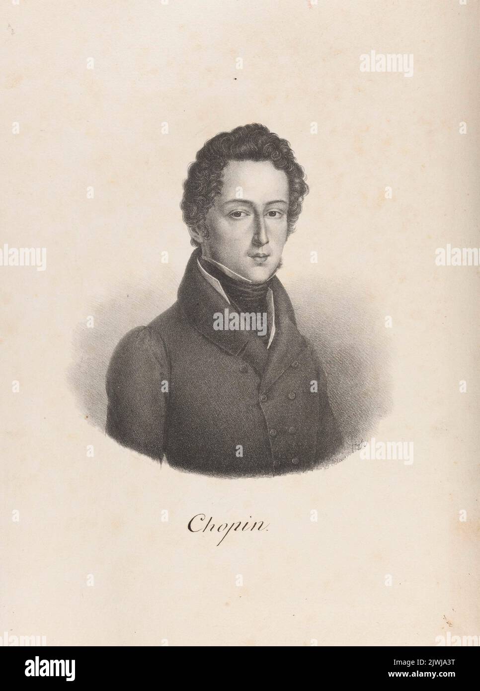 Portrait de Frederic Chopin by Louis Gallait