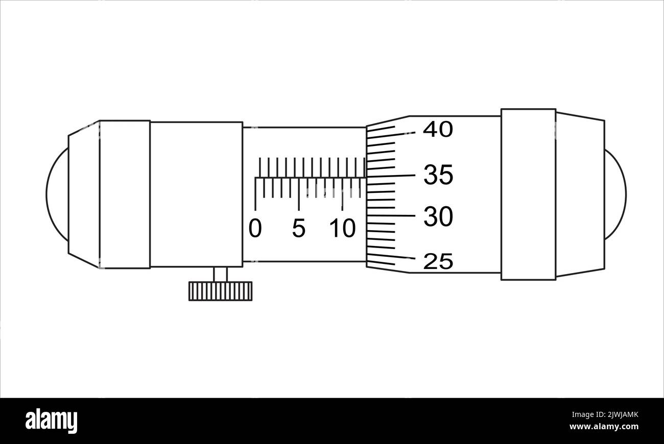 Measuring cylinders Stock Vector Images Alamy