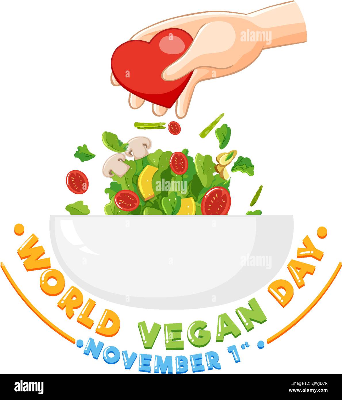 World Vegan Day Banner Design illustration Stock Vector Image & Art - Alamy