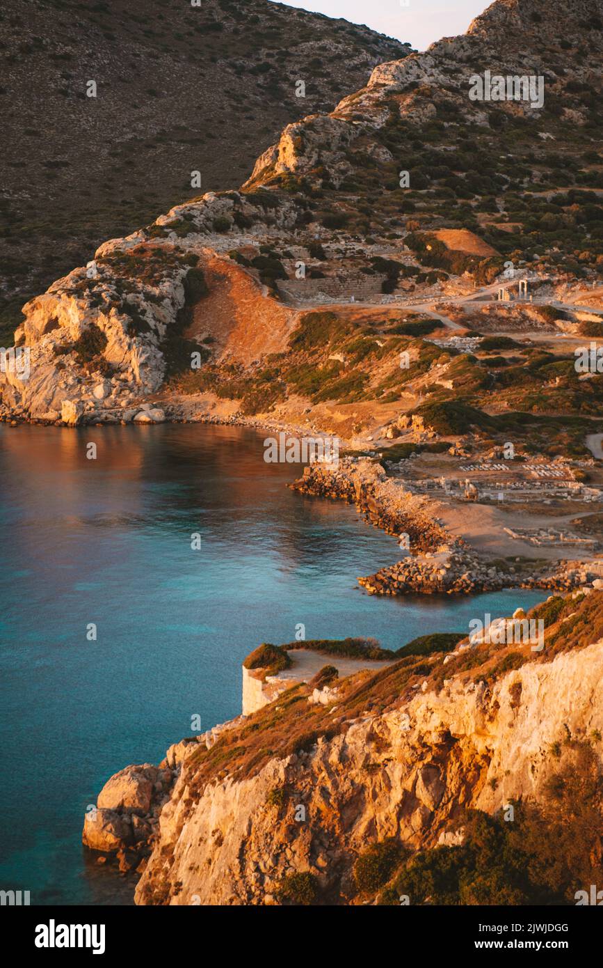 Aerial view ancient city knidos hi-res stock photography and images - Alamy