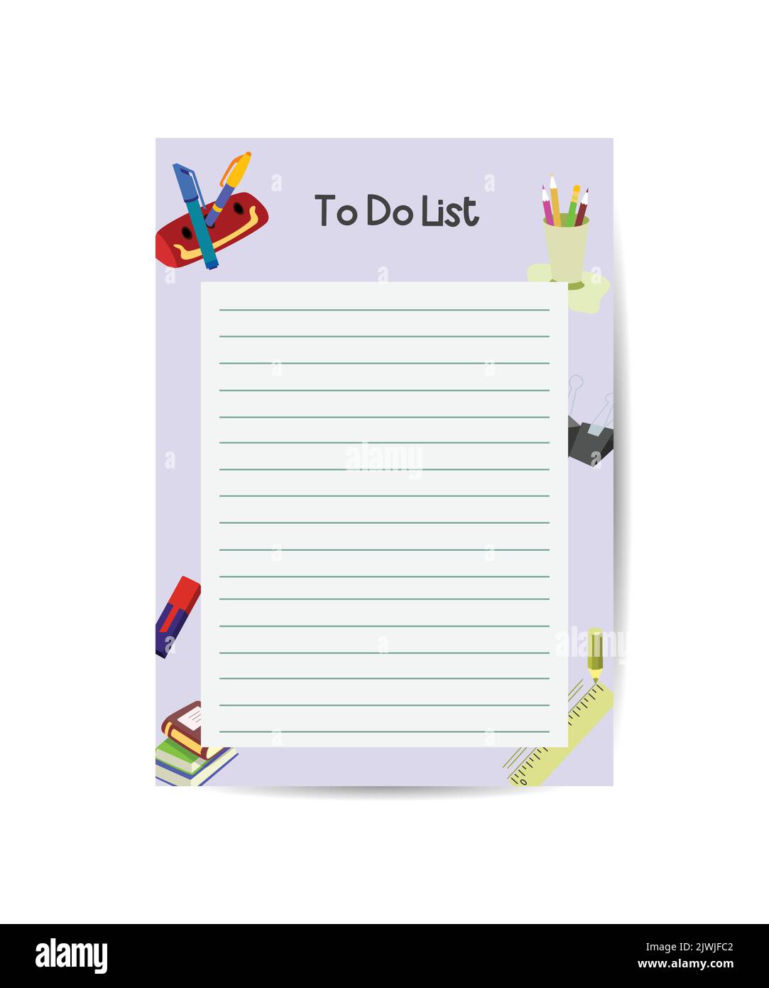 To do planner template Daily check list Organizer and schedule with ...