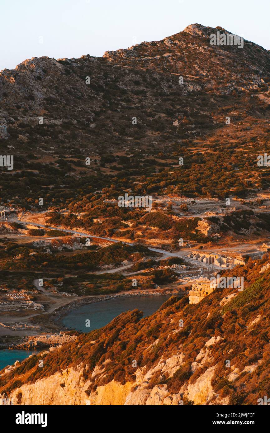 Aerial view ancient city knidos hi-res stock photography and images - Alamy