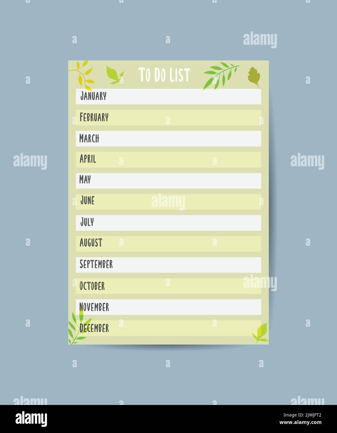 To do planner template Daily check list monthly list to do cartoon ...