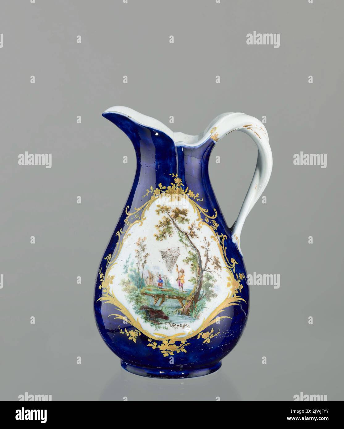 Water jug. Manufacture nationale de porcelaine de Sevres (1756-), factory Stock Photo