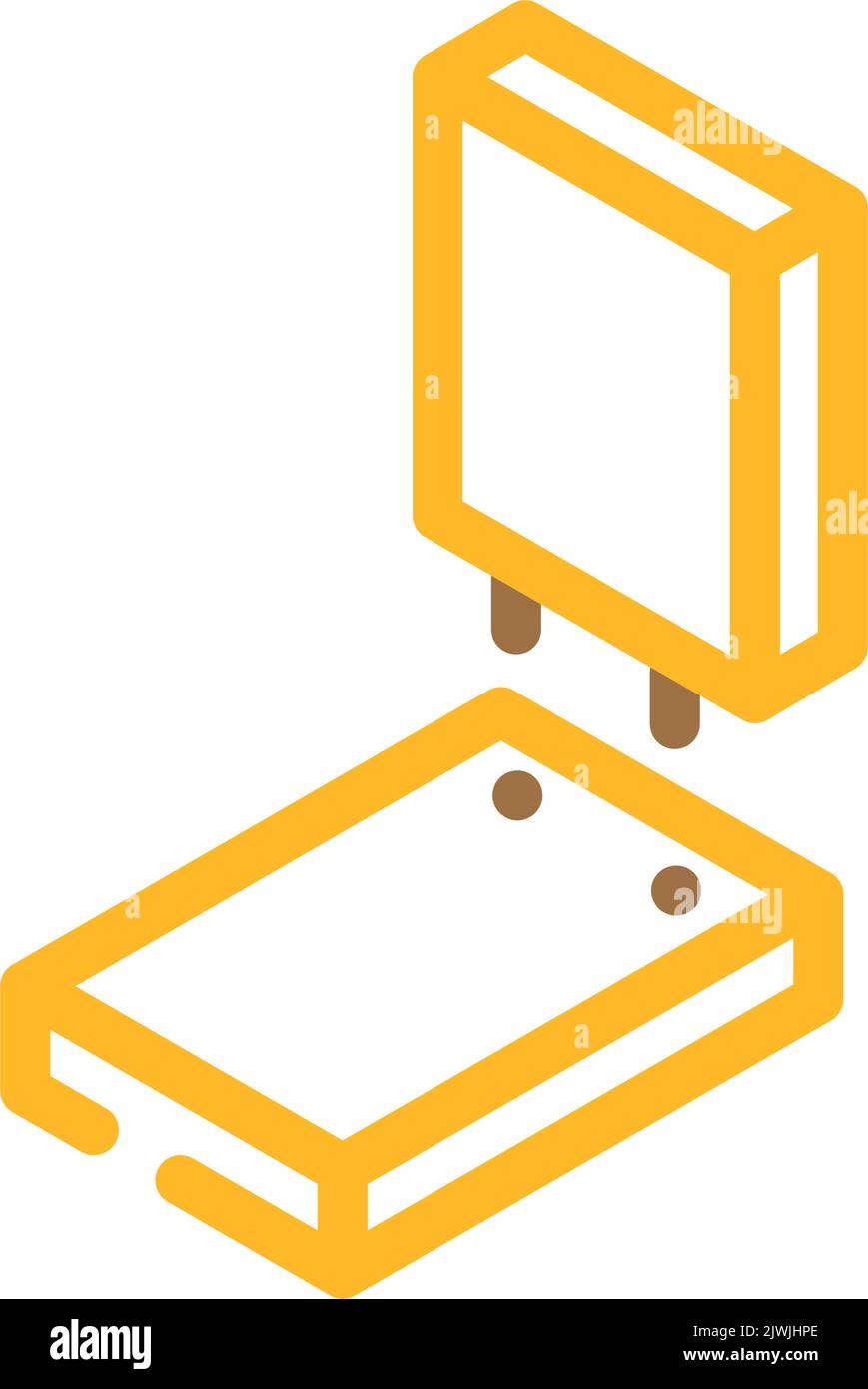 connect board assembly furniture color icon vector illustration Stock ...