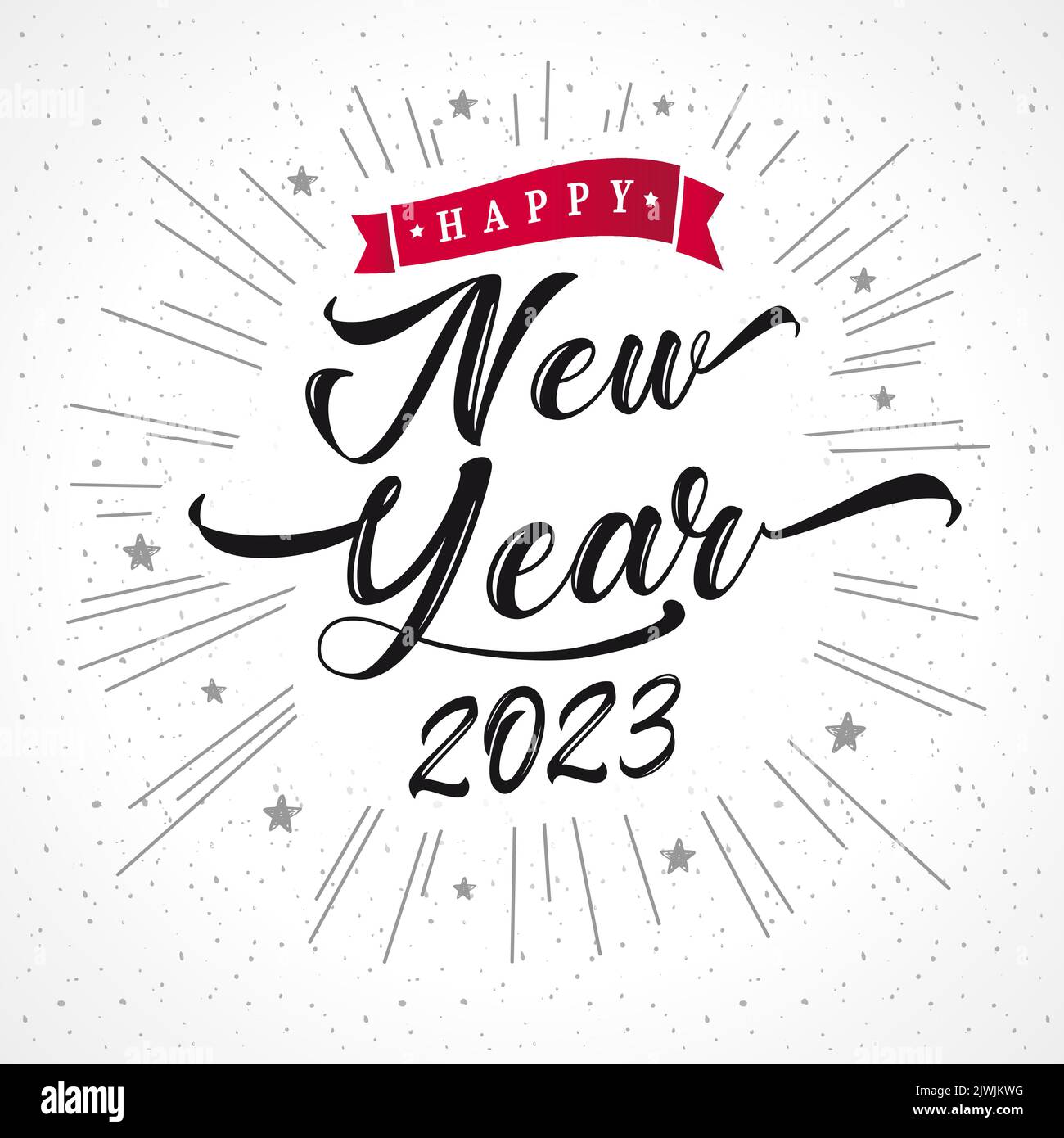 Happy new year 2023 wallpaper Stock Vector Images - Alamy