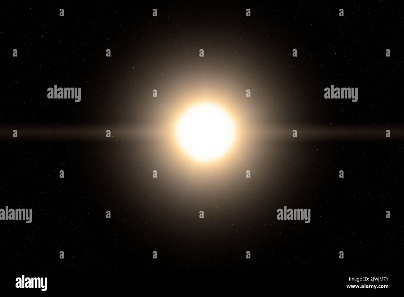 Birth of a star - Star with light effects Stock Photo - Alamy