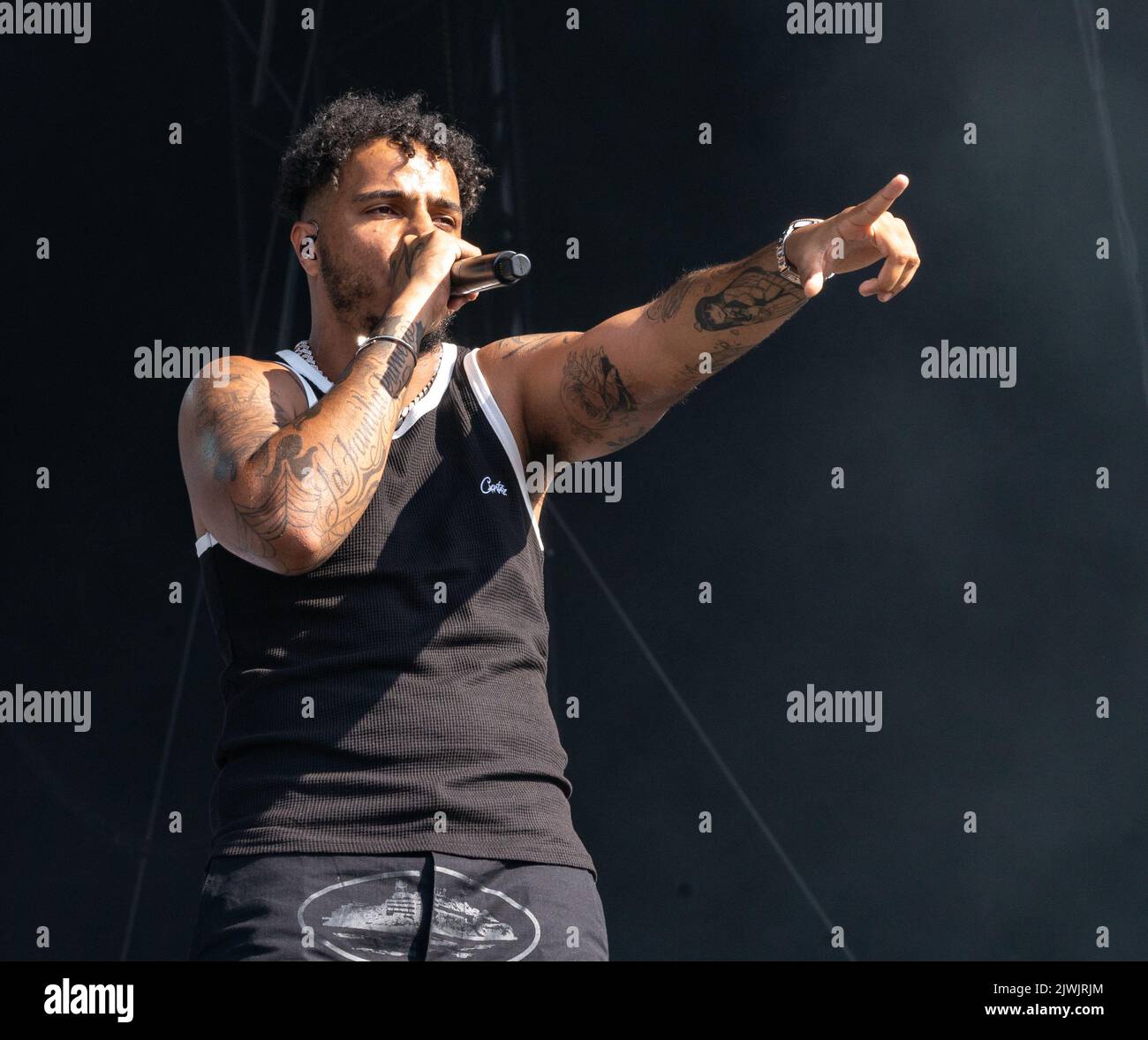 AJ Tacey at the Reading festival 2022 photo by Mark Anton Smith Stock