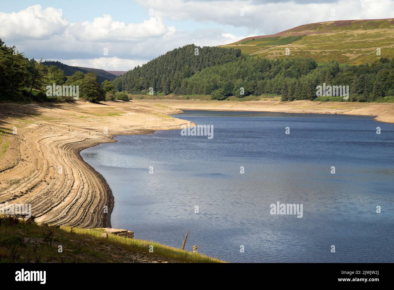 Upper Derwent Reservoir Upper Derwent Valley Derbyshire England Stock