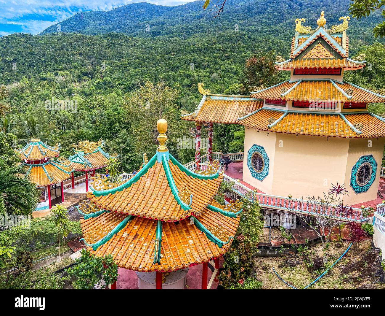 Kuan Yin chinese Temple in Koh Phangan, Thailand Stock Photo Alamy
