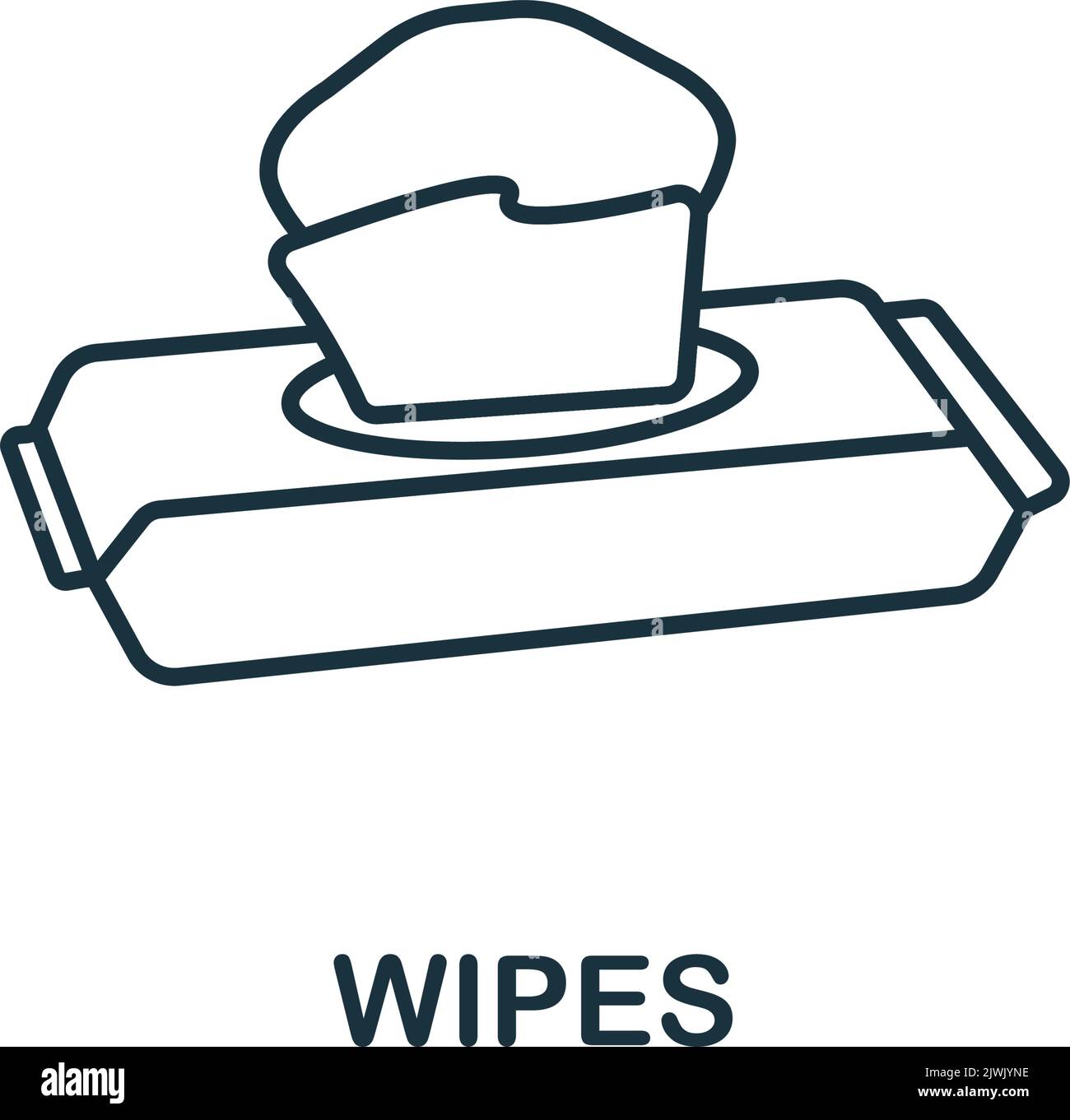 Antibacterial hand wipes Stock Vector Images - Alamy