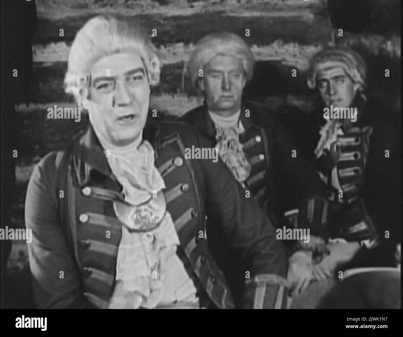 Last of the Mohicans vintage movie screen Stock Photo Alamy