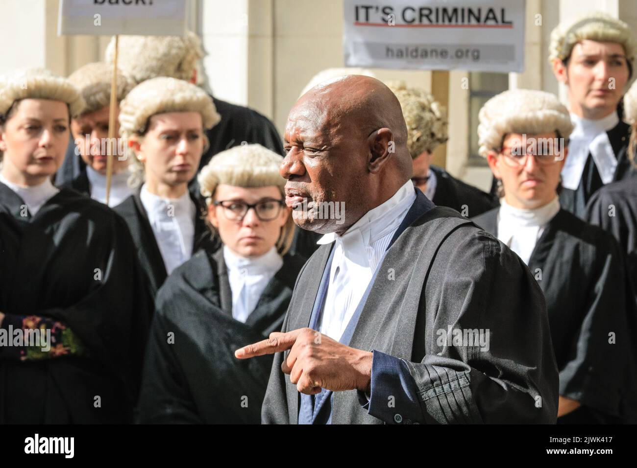 London UK 06th Sep 2022 Dr Shaun Wallace Senior Criminal Defence 