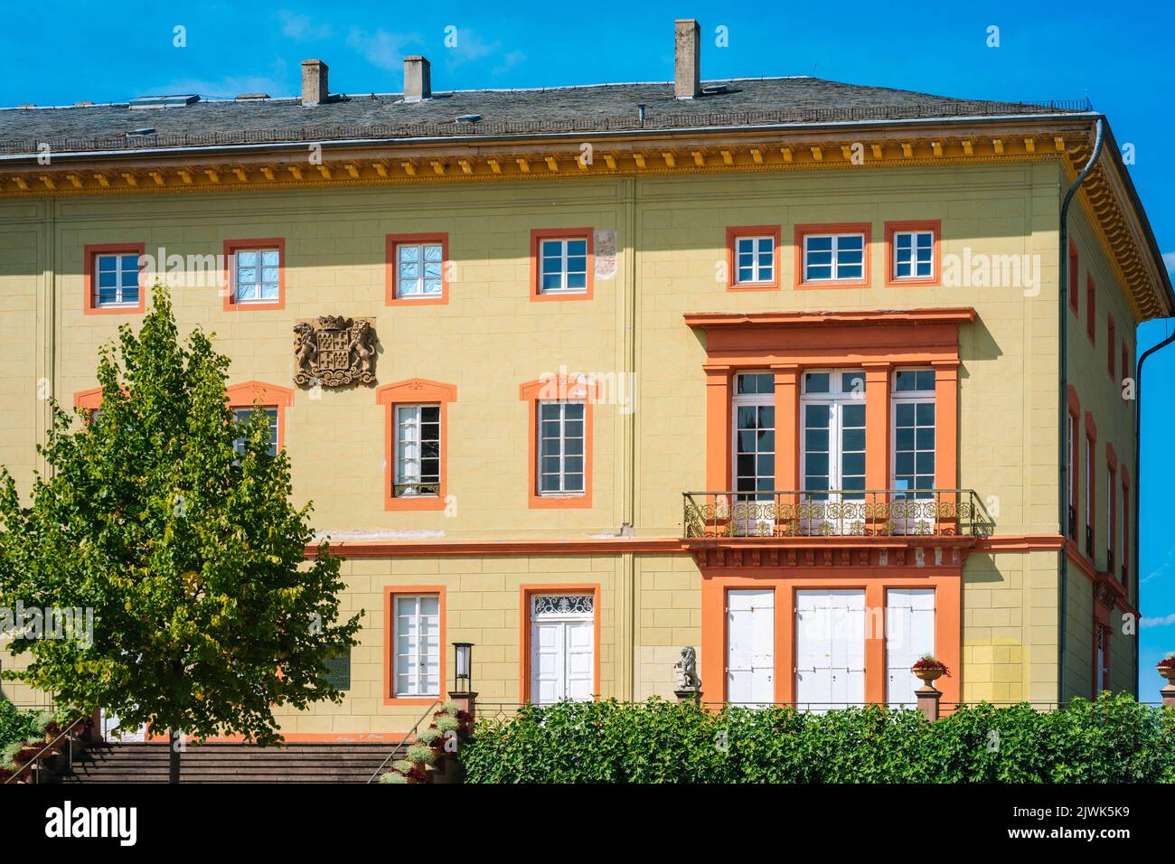 Schloss Herrnsheim in Worms/Germany Stock Photo