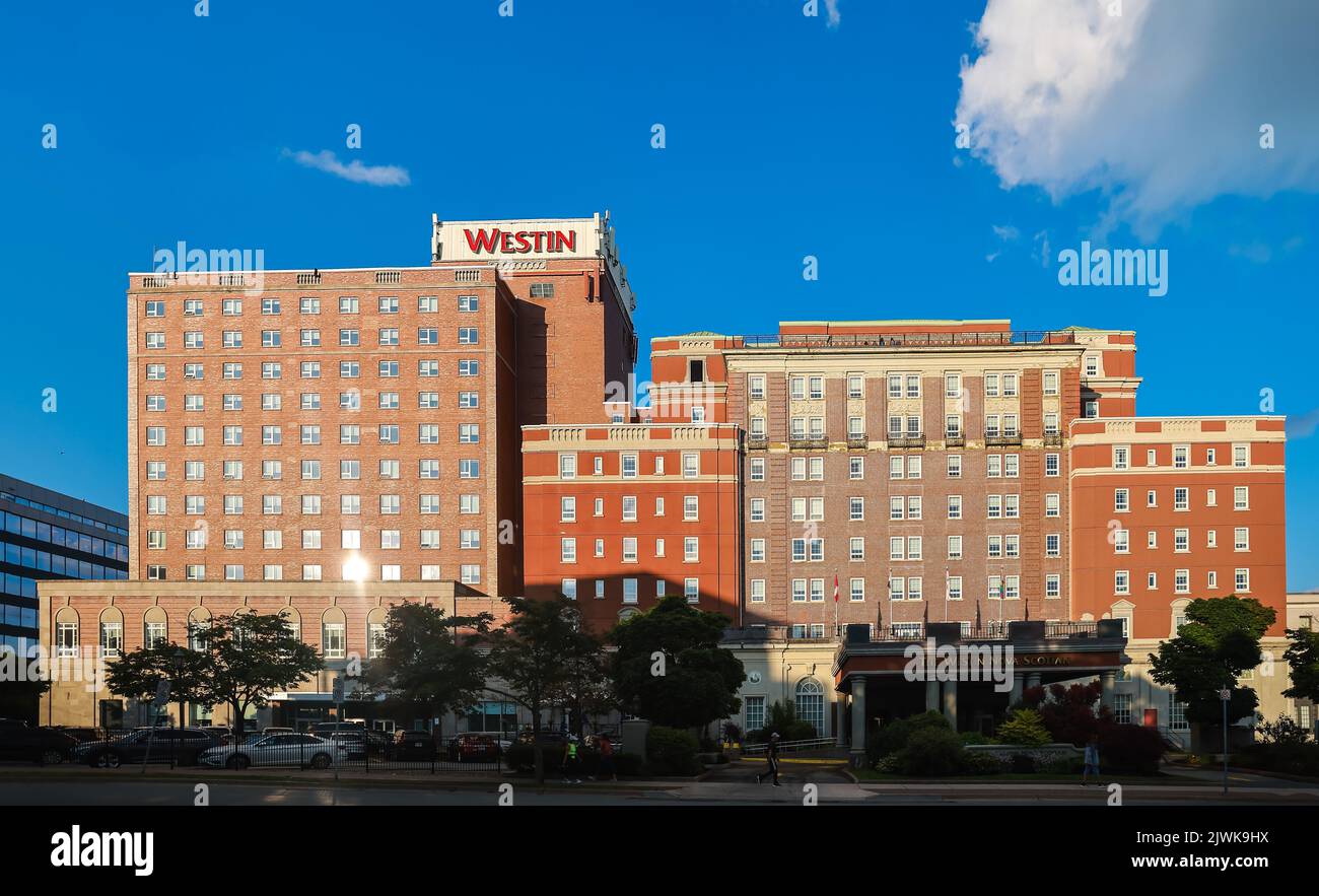 The Westin Hotel aka The Westin Nova Scotian by Marriott on Hollis Street, exterior and facade