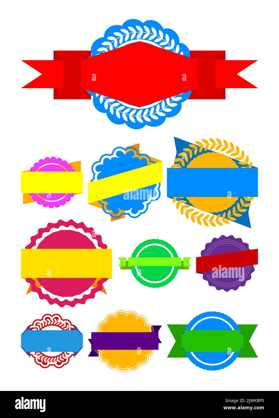 Gratis banner template ribbon label sign Vector Image