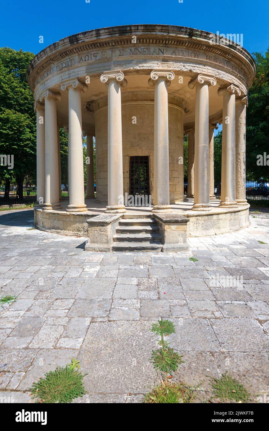 The Maitland Monument in Corfu Town, Stock Photo