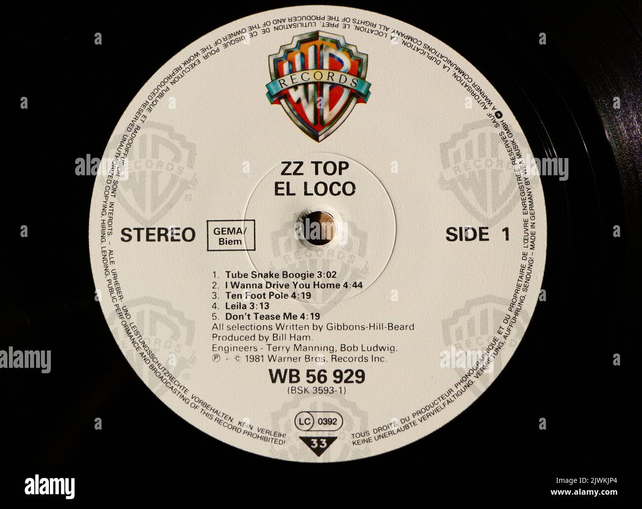 thumbnail interactive-video image 1 of ZZ Top - First Album [New CD] Warner Records 1990 Release 1 of 6
