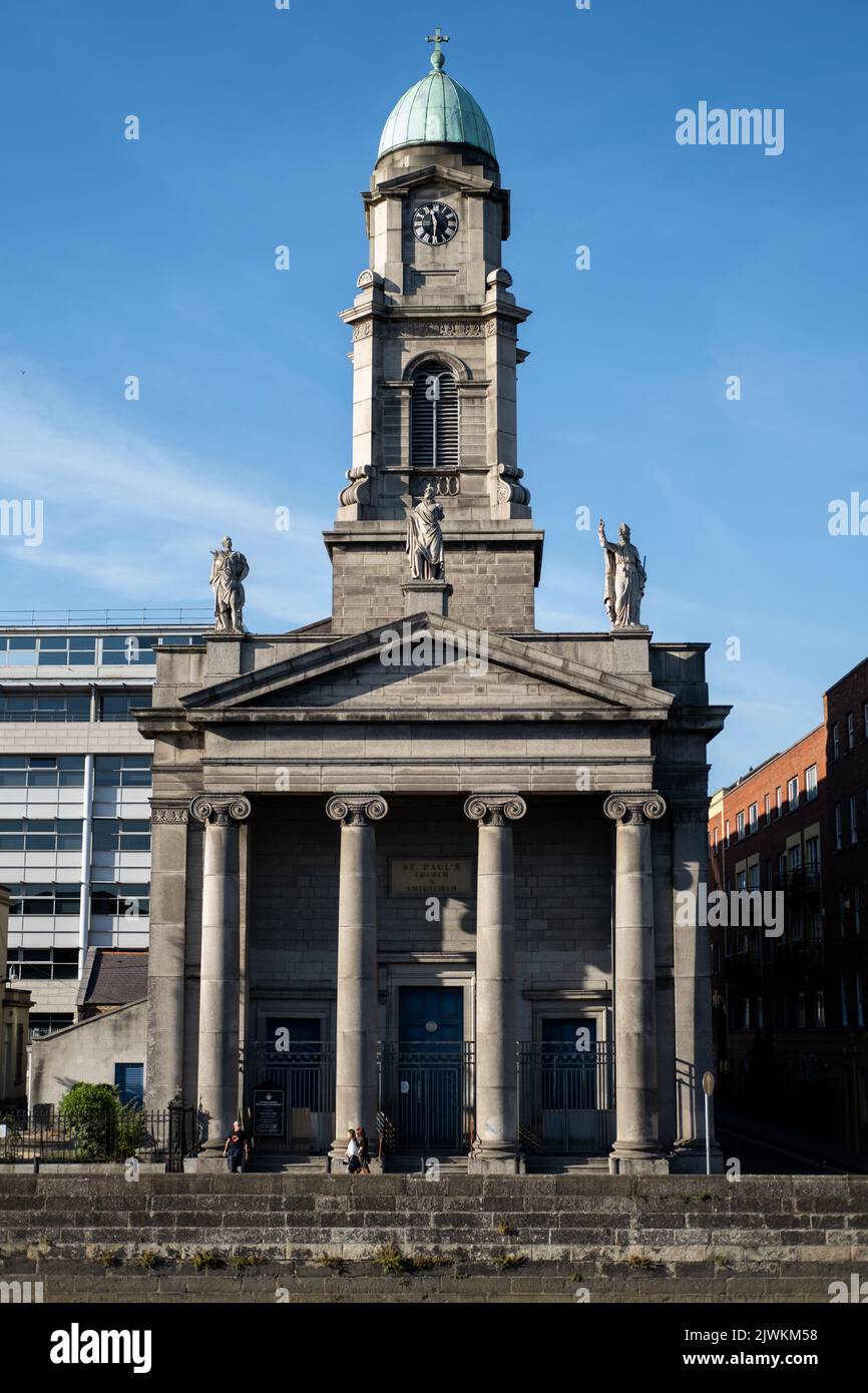 St. Paul's Church, Dublin city, Ireland. Stock Photo
