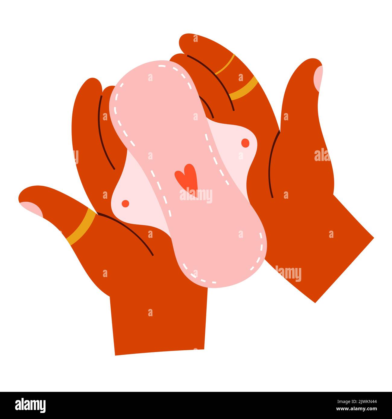 Reusable sanitary pads Stock Vector Images Alamy