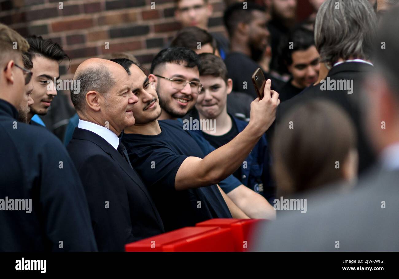 Berlin, Germany. 06th Sep, 2022. German Chancellor Olaf Scholz (SPD ...