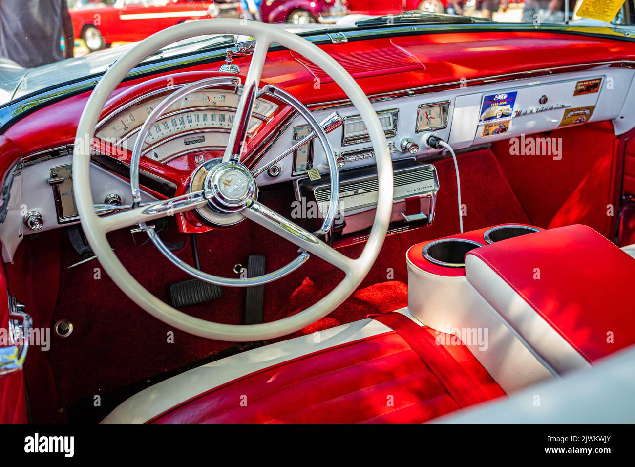 Falcon Heights, MN June 17, 2022 Close up detail interior view of a