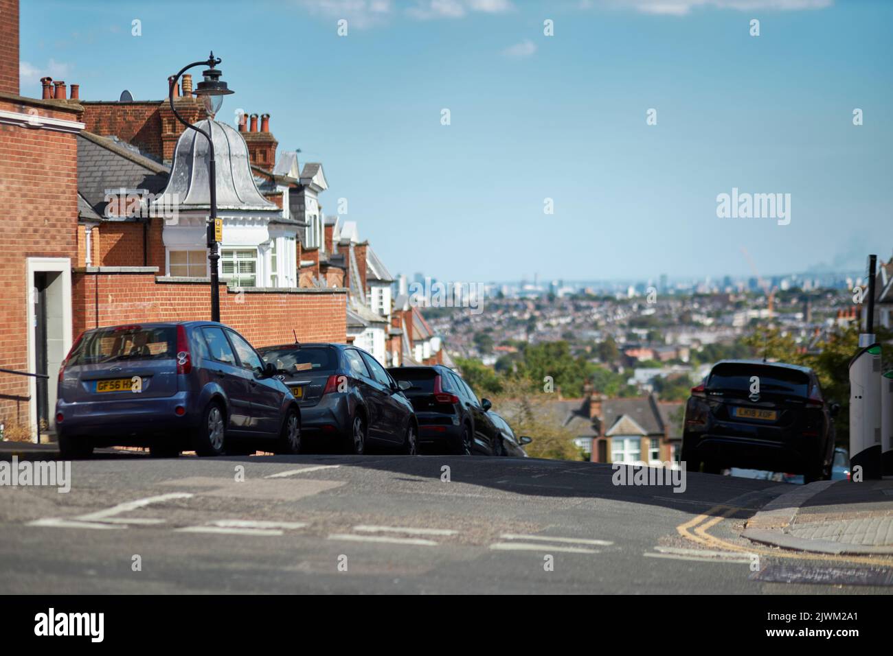 London Skyline from Muswell hill, London, UK Stock Photo