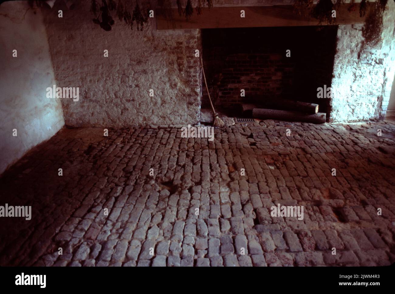 Surry VA USA 9/1993. Bacon’s Castle. Bacon's Castle, or "Allen's Brick