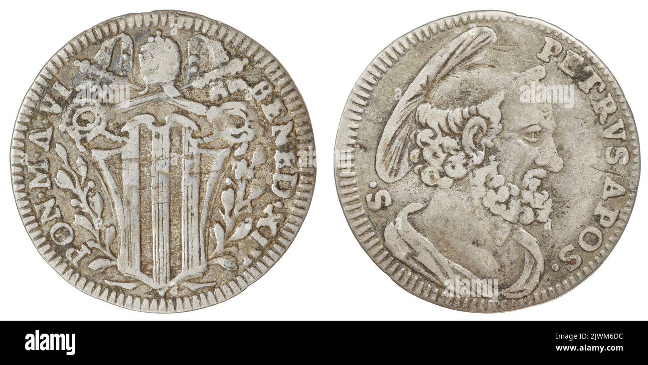 grosso. Państwo Kościelne, Benedykt XIV (papież ; 1740-1758), ruler ...