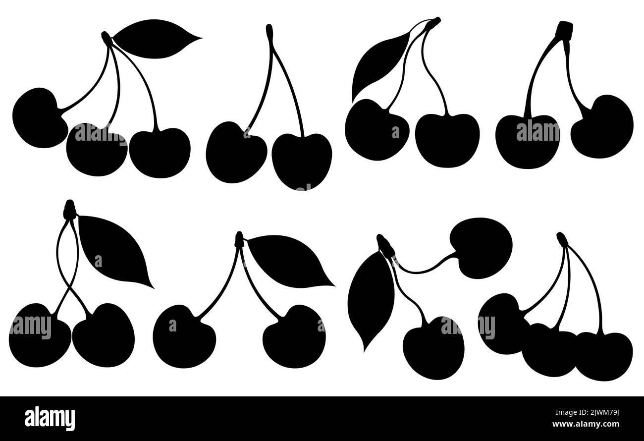 Cherries Black and White Stock Photos & Images Alamy