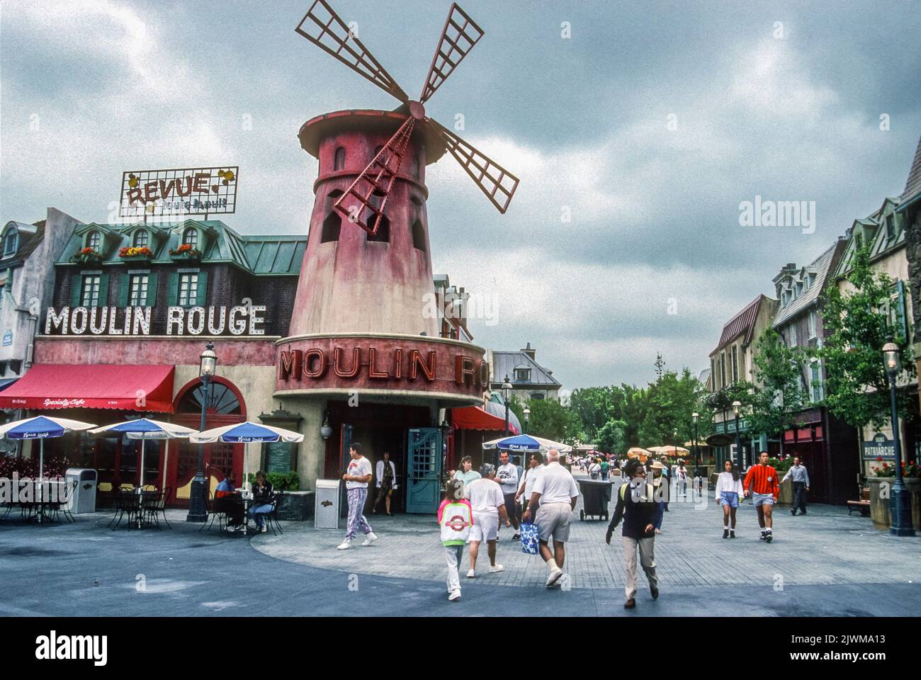 The Moulin Rouge at Universal Studios in 1990, California, USA Stock Photo
