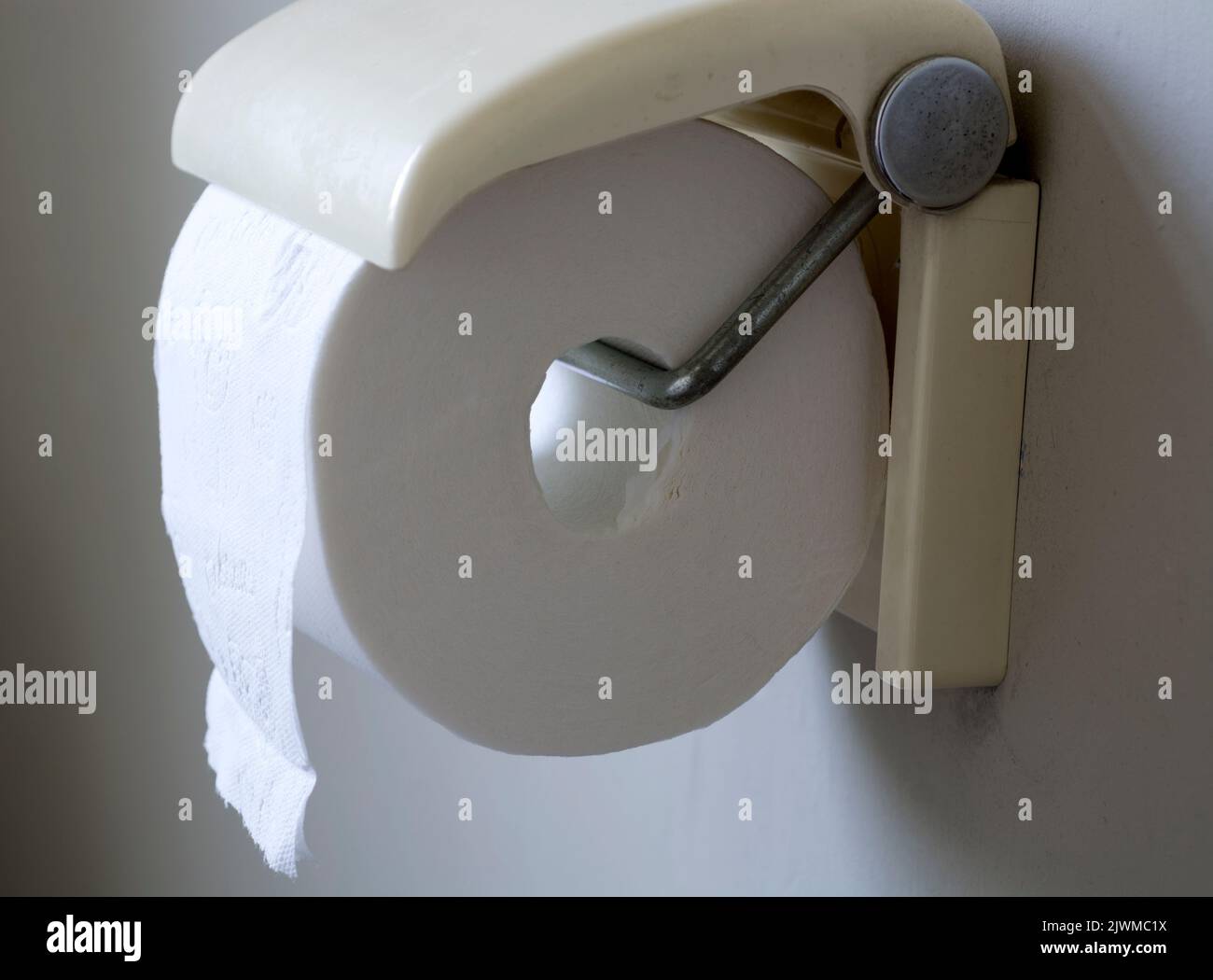 A Cushelle tubeless toilet roll Stock Photo Alamy