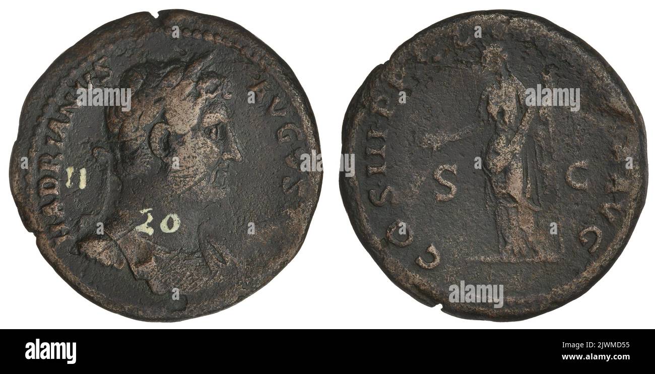 as. Hadrian (Roman emperor; 117-138), emperor Stock Photo - Alamy