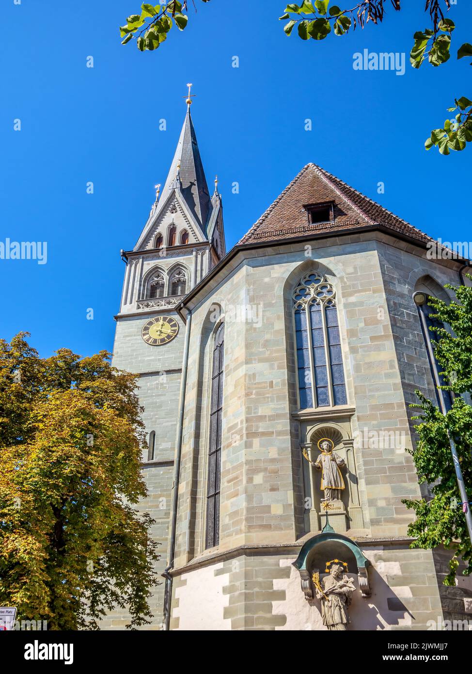 CONSTANCE : Church towers of Constance Stock Photo