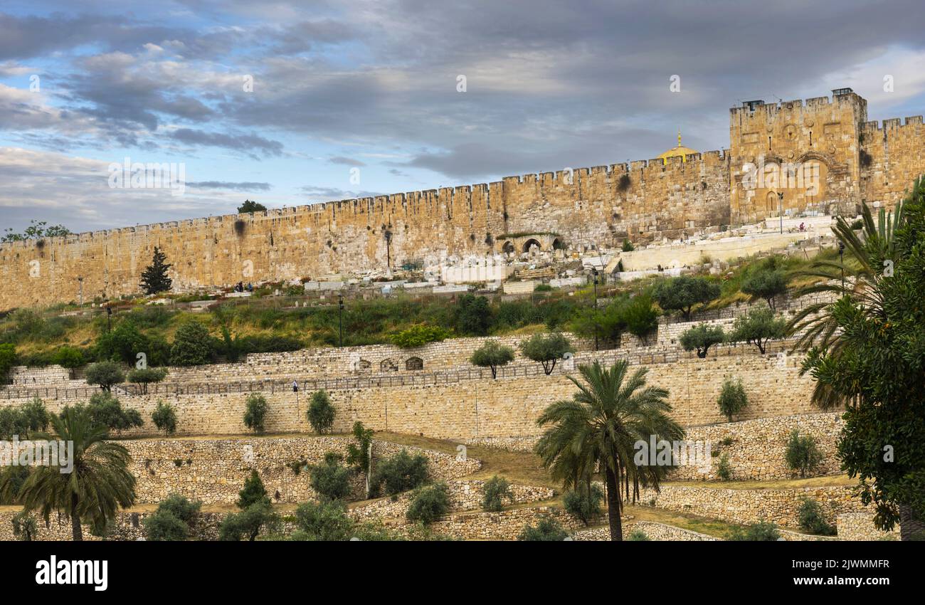 Wall of the Jerusalem Old City Stock Photo - Alamy