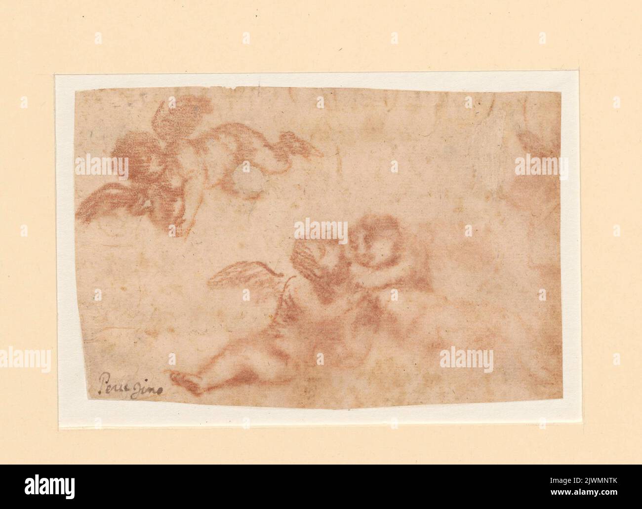 Three angels. Scaramuccia, Luigi Pellegrino (16161680), draughtsman