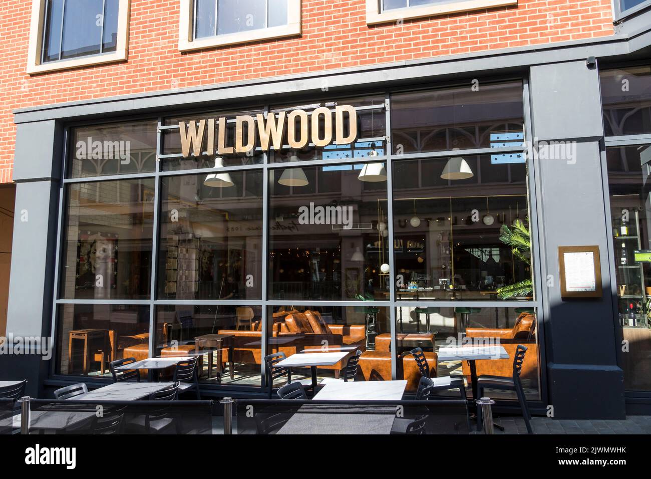 Wildwood restaurant High street Lincoln city 2022 Stock Photo