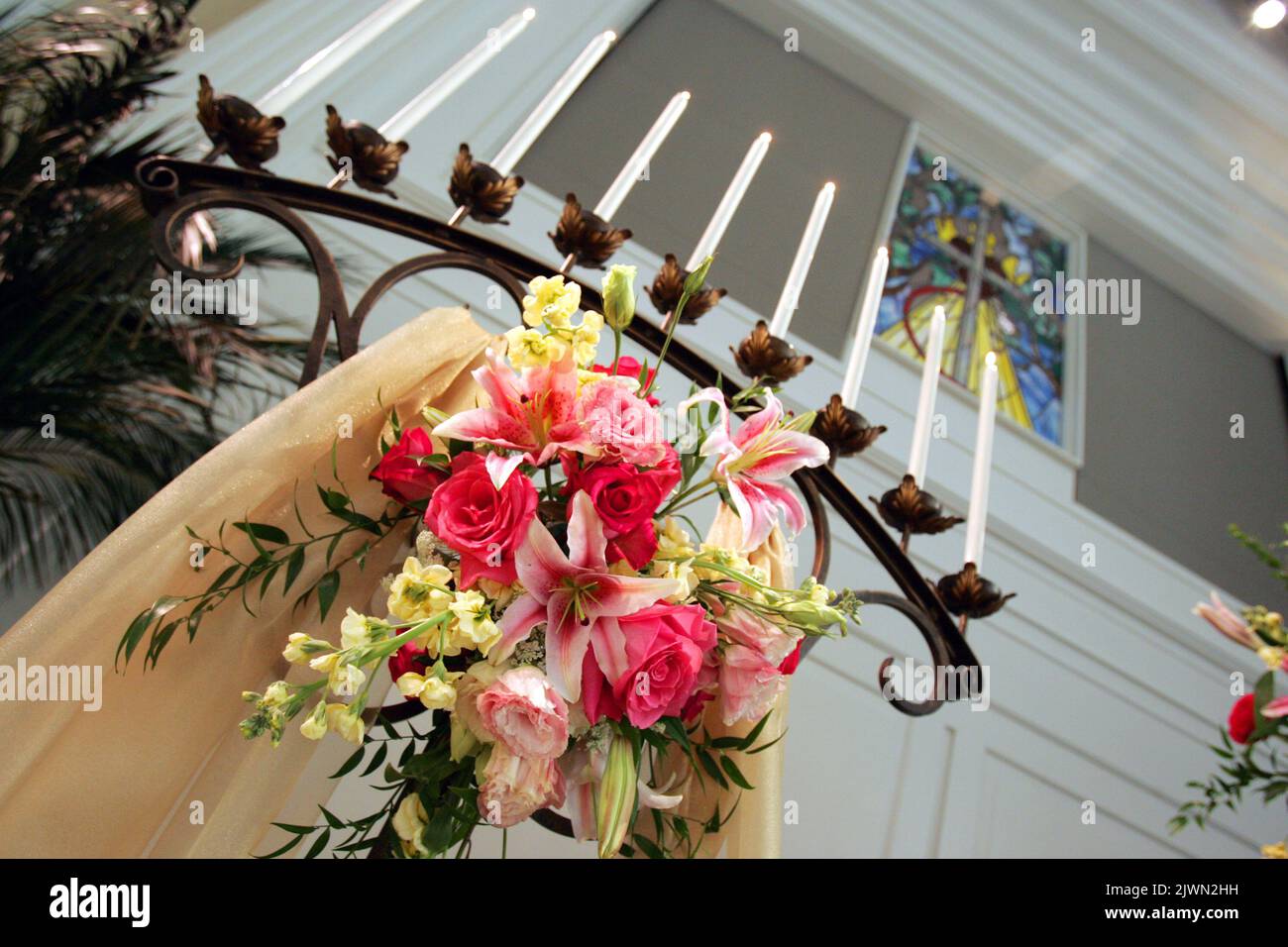 Candelabra stained glass hires stock photography and images Alamy
