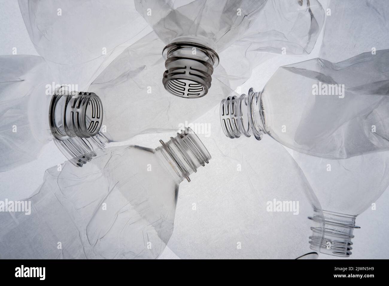 plastic pollution waste management empty bottles Stock Photo Alamy