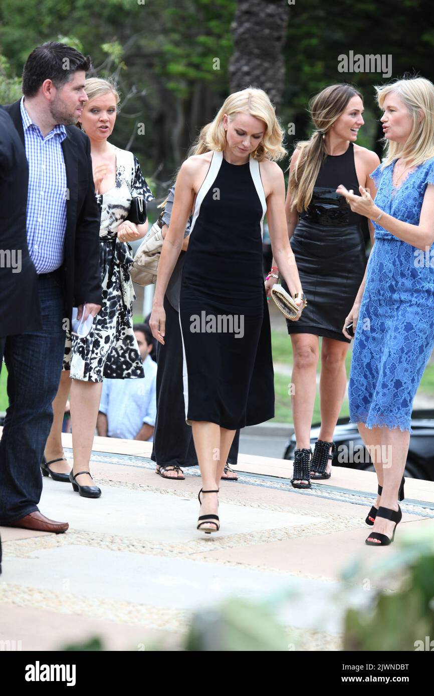 Australian actor Naomi Watts arrives at a wine function in Sydney on ...