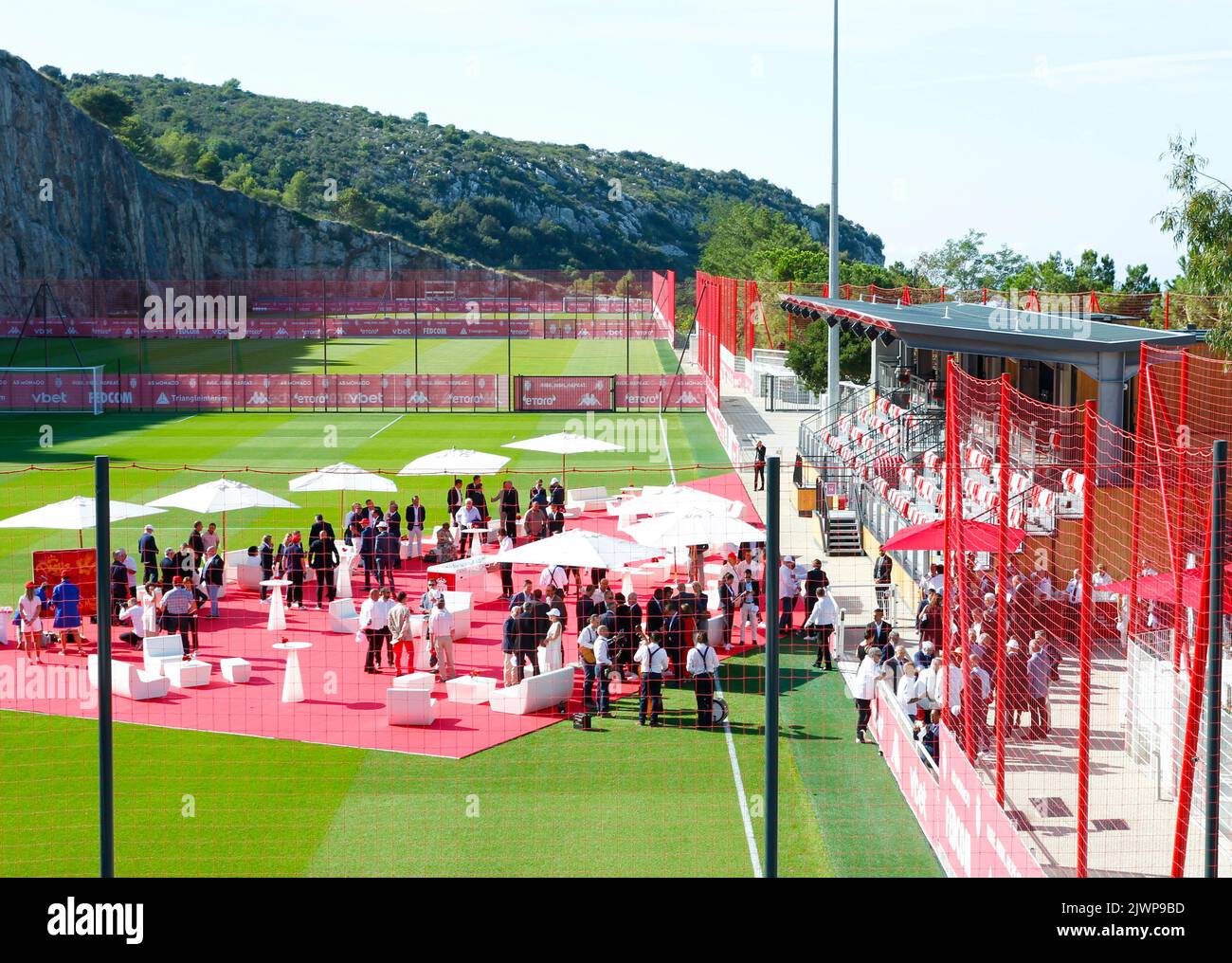 La Turbie, France September 5, 2022 AS Monaco Training and